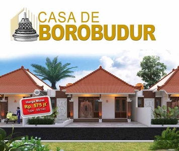Dijual Rumah Etnik Asri Dekat Jalan Raya Borobudur