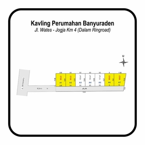 Dijual Tanah Kavling Dekat Titik 0 Yogyakarta, SHM P