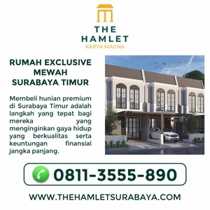 Hub Rumah Townhouse Premium Minimalis Di Surabaya Timu