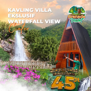 KAVLING WISATA DIJUAL DI CIATER GRANADA WATERFALL