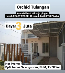 MURAH Rumah DP 0 Free Biaya Perum Orchid Tulangan