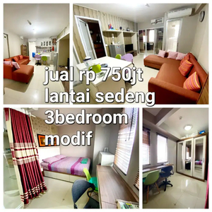 Price promo ramadhan unit jual type 3bedroom apt Bassura city