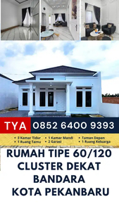 Ready Rumah Cluster Tipe 60 daerah Sudirman