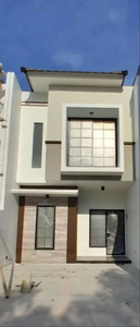 Rumah Baru 2 lantai minimalis modern MURAH di Rungkut Asri