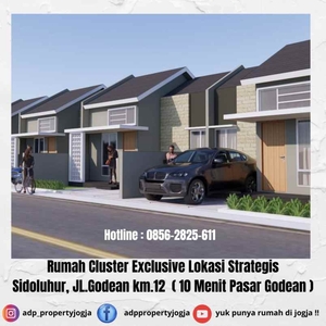 Rumah Cluster Exclusive Desain Minimalis Di Sidoluhur Godean Sleman