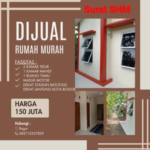 Rumah harga terjangkau di dekat kota Bogor info hubungi derin