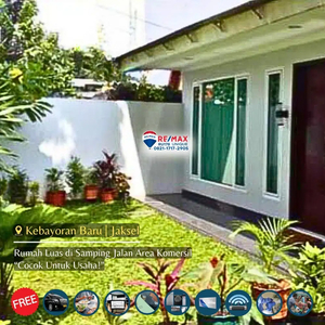 Rumah Luas di Samping Jalan Area Komersil Cocok Untuk Usaha kby. baru