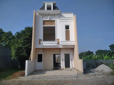 Rumah Mewah 2 Lantai 900 juta-an Dekat Tol Cibubur