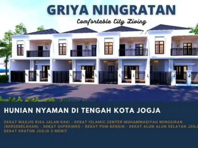 Rumah minimalis cluster di lokasi strategis kota yogyakarta