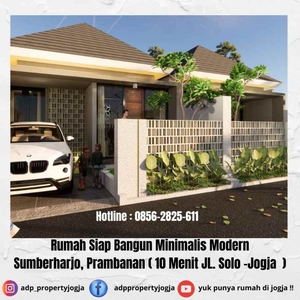 Rumah Minimalis Modern Proses Bangun Di Sumberharjo Prambanan Sleman