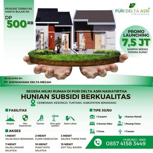 RUMAH MURAH DEKAT PUSAT KOTA SALATIGA