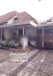 Rumah Tua Hitung Tanah di Menteng Jakarta Pusat Murah