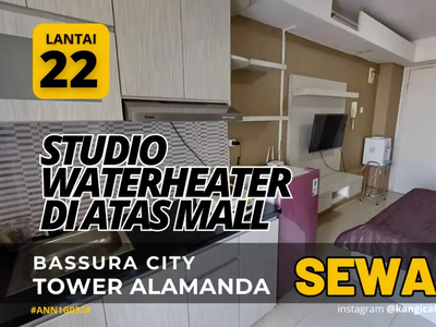 Sewa Studio Ada Waterheater dinAtas Mall Bassura City