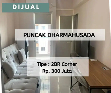 2 BR Corner ‼️Apartemen Puncak Dharmahusada Furnish dekat Unair C