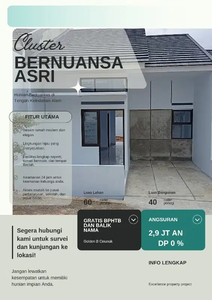 cluster asri di kawasan strategis bandung SHM siap huni