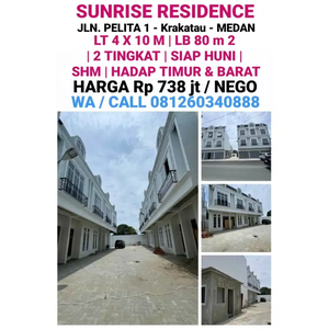 DI JUAL RUMAH BARU DI KOMPLEK SUNRISE RESIDENCE