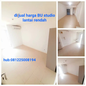 Di jual unit type studio murah lantai rendah apt Bassura city