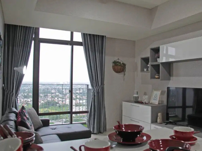 Dijual Cepat Apartemen Accent Bintaro 2 BR Corner Fully Furnished