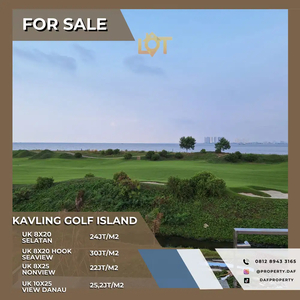 Dijual Kavling Golf Island Pik1 Berbagai Ukuran Harga Termurah