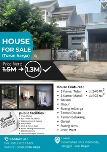 Dijual Murah Rumah 2 Lantai, Siap Huni!