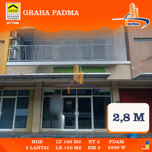 DIJUAL RUKO BAGUS 2 LANTAI DAERAH GRAHA PADMA