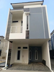 Dijual Rumah Baru Minimalis Modern 2 Lt di Pisangan Baru Jakarta Timur