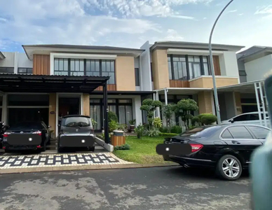 Dijual rumah mewah cantik furnish di cluster premium kota wisata