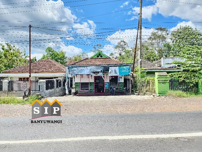 Dijual Rumah Pinggir Jl Provinsi di lemahbang, Rogojampi, Banyuwangi