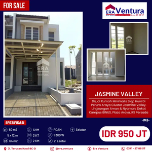 Dijual Rumah Siap Huni Di Perum Araya Cluster Jasmine Valley