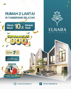 Dijual Rumah Smart Home 2 Lantai 900 Jtan di Pamulang Elnara Residence