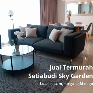 Jual Termurah Setiabudi Sky Garden 155sqm,Harga 5.5M nego