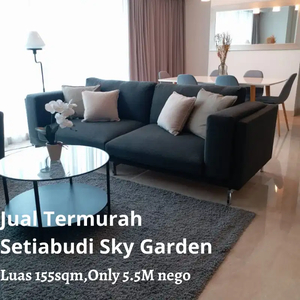 Jual Termurah Setiabudi Sky Garden Luas 155sqm,Only 5.5M nego