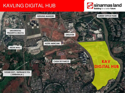 Kavling Digital Hub Siap Bangun di BSD City