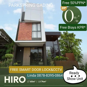 Parkspring Gading Rumah Baru Tetangganya Kelapa Gading Murah Dp 0%