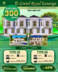 Promo Rumah Modern Minimalis Di Sedayu Wolter Semarang