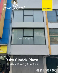 Ruko Glodok Plaza - Disewakan