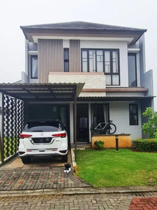 rumah amarine mozia bsd posisi depan furnish siap huni