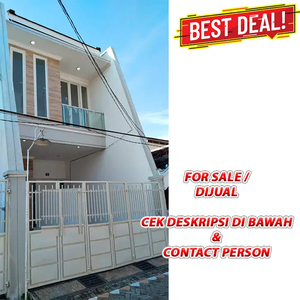 Rumah Cantik Modern Minimalis Mulyosari Surabaya SHM Siapa Cepat