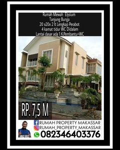 Rumah mewah di elysium tanjung bunga uk 20 x20x2 lt Lengkap perabot