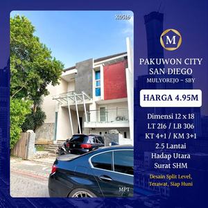 Rumah Pakuwon City San Diego dkt San Antonio Cluster Favorit dkt Mall