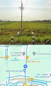 Tanah nol jalan raya Mojokerto lamongan bisa untuk industri
