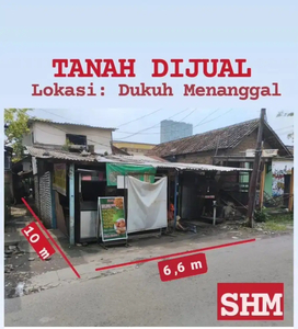 Tanah strategis Jl. Dukuh Menanggal Gayungan Surabaya Cocok buat usaha