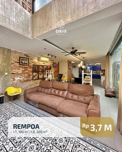 Turun Harga Dijual Rumah Dlm Cluster di Rempoa Jakarta Selatan