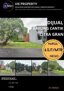 Di Jual Cepat Kavling Di Citra gran Cibubur