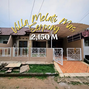 DIJUAL RUMAH BARU RENOVASI Di Villa Melati Mas, Serpong 1,5 lantai