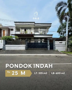 Dijual Rumah Siap Huni Area Elite di Pondok Indah Jakarta Selatan
