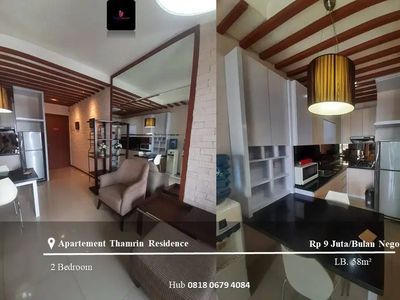 Disewakan Apartement Thamrin Residence Mid Floor 2BR Furnished Tower C
