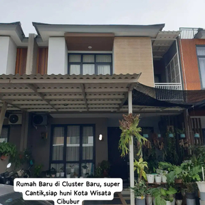 Jual cepat Rumah baru di Clusted Baru Kota Wisata Cibubur