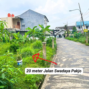 Kapling tanah Palembang lokasi jalan amaliah 20 meter Jalan Swadaya Pa