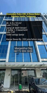 Ruko Cbd Di Rawa Bokor Bandara Soetta Tangerang Ada Lift